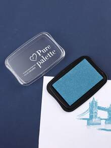 1 miếng mực in dấu màu cổ điển - Công thức không axit cho giấy/gỗ/vải | Mực pigment đậm đặc với nét in sắc nét, vật dụng thiết yếu cho thủ công làm dấu cao su và sổ lưu niệm - Nhiều màu - Xem 7