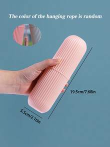 1/4 件便携式旅行漱口杯、牙刷和牙膏收纳盒、旅行露营牙刷盒、牙刷架、旅行洗面奶套装、户外旅行必需品、海滩和假日返校旅行收纳盒家居浴室装饰秋季装饰、浴室小工具、浴室配件、旅行用品 - 彩色 - 查看 7