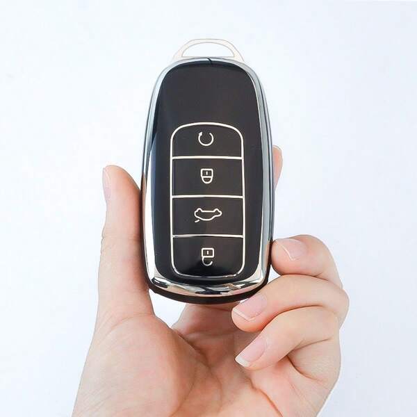 TPU Protective Remote Key Fob Cover Case For Chery For Tiggo 8 Pro, For 8plus, For New 5 Plus, For 7pro Dustproof And Anti Fall High-End Fashionable Keybag