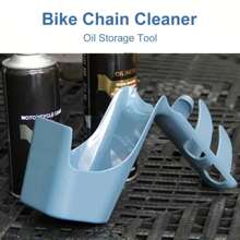 1pc Motorcycle & Bicycle Oil Stain Storage Toolbox, Chain Cleaner, Chain Oil Anti-Splash Tool
