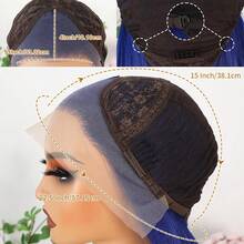 Purple Color Lace Front Wigs Pre Plucked Hairline Long Straight Wigs For Fashion Women Girls Party Daily Wear Glueless Dark Purple Lace Front Synthetic Wigs 13x4 Free Part Heat Resistant Fiber Hair 28 Inch 180% Density - 藍色 - 查看 9