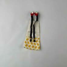 可调节蝴蝶结鸭子图案宠物尿布，不防水，可手洗 - 彩色 - 查看 18