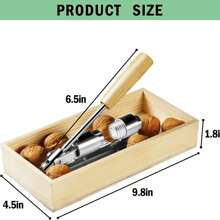 Nutcrackers para nuts, nut Cracker para nueces, herramientas de nutt Cracking de alta resistencia, A Craker de nueces Sheller, herramienta de apertura de chupetes nudos de almendras de Brasil