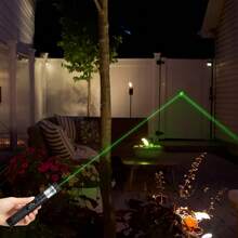 1pc Powerful 532nm Green Laser Pointer Pen, Portable Handheld Flashlight With USB Charger And 18650 Battery For Outdoor Camping/Presentation/Teaching Demonstration