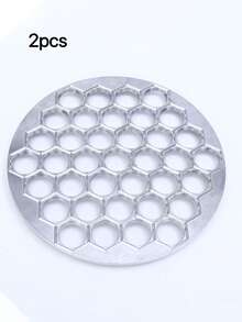 1pc Dumpling Mold, Aluminum Alloy Dumpling Maker Mold, Slouchy Person Dumpling Maker Tool, 37-Hole Dumpling Mold - Silver - View 11