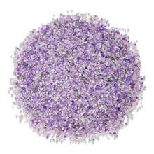 400克天然粗糙紫水晶碎石，抛光石，碎水晶石英，不规则形状砾石，鹅卵石，DIY光滑石，适用于盆栽植物、树脂艺术、花瓶填充物、水族箱砾石 - 紫羅蘭色 - 查看 3