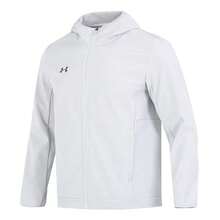 Under Armour Jacket/Coat Woven Hooded Men's Commuting Top - Grey - View 1