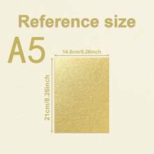60張a6 5.9"x3.94"閃閃發光的卡紙,金屬卡紙,250gsm雙面pepa卡紙,適用於邀請卡、卡片製作、diy手工藝品、繪畫紙、名片 - 彩色 - 查看 3
