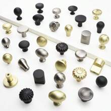 Pomelli per mobili di varie forme, in lega di zinco minimalista, maniglie per mobili di lusso, pomelli per cassetti, accessori per porte di cucina