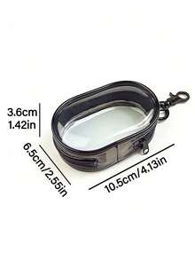 2 pezzi Borsa trasparente per l'organizzazione dei cavi dati, organizer per cavi USB, borsa per accessori elettronici, accessori da viaggio per lo stoccaggio, borse cosmetiche, utilizzati per organizzare cavi USB, cuffie e altri articoli funzionali. Un must-have per i viaggi, la prima scelta per il ritorno a scuola e un regalo per le vacanze. - Multicolore - Visualizzare 7