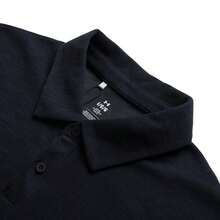 Under Armour Meridian Polo Shirt, Soft Knit Collar Polo Shirt, Men's Sportswear, Running 6005521 - Black - View 3
