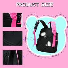 Backpacks For Girls And Boys School Bag Cute Girls Backpacks Ages 8-10 Kids Bookbag Set Travel Backpack For Elementary Students Backpack To School Supplies Back To School - Black and White 17501 - View 6