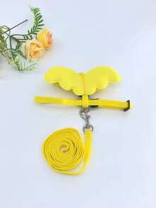 1 套可爱天使宠物狗胸背带和牵引绳套装，小型犬/猫背心式胸背带和牵引绳套装 - 彩色 - 查看 15