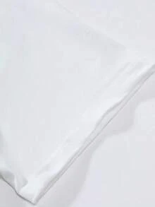 Camiseta de manga corta para hombres con estampado/patrón/letra simple de - Blanco - Ver 5