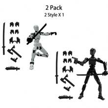 1/2/4 Packs Action Figure, Dummy 13 3D Printed ActionFigure Toy Gifts, Robot 13 Action Figure Full Body Mechanical Dummy Christmas Birthday Gift For Friends - Multicolor - View 10