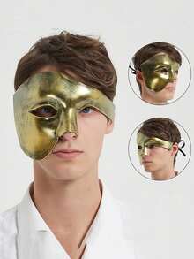 1款新款镀膜炫彩装扮骷髅信使面罩越野摩托车防风镜运动骑行哈雷防风镜摩托车骑行风镜战术头盔，适合户外骑行、登山徒步、沙滩浴、休闲度假等各种场景佩戴。（磨砂亮面不均匀属于正常工艺请拍清）万圣节 - 彩色 - 查看 12