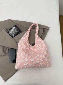 1 pieza Nuevo bolso de hombro con estampado de dumpling, bolso cruzado versátil, bolsa de pecho ligera adecuada para hombres y mujeres, adecuada como salida diaria, deportes, campus universitario, puede contener teléfono, pared, paraguas, estuche cosmético, llaves