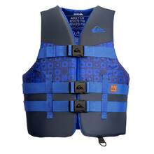 USCG Approved Men's Life Vest, Light-Weight EPE Foam And Drain Holes, Three Belts With Quick-Release Buckles & D-Ring For Fishing And Boating - Navy Blue - View 1