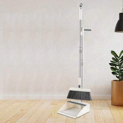 Folding Broom And Dustpan Combo Set, New Household Garbage Shovel Cleaning Tool