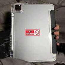 No Smoking Vinyl Stickers - Waterproof, Matte Finish, Durable Adhesive For Laptops, Cars, Walls, Phones & More - Red Prohibitory Sign With Cigarette Illustration