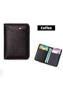 Men's Minimalist Slim Multi-Compartment Large Capacity Card Holder Wallet
