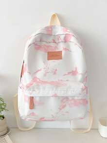 女士经典格子印花背包，时尚设计