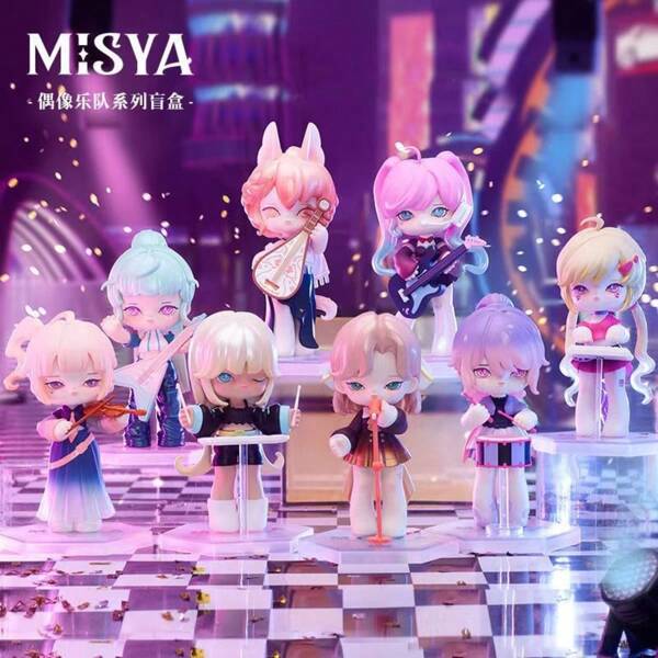 Random 1 Or 2 Pieces From The Multi-Colored Cute Idol Band Series – Blind Box Ornaments Perfect For Living Rooms And Bedrooms, Ideal Stress-Relief Items For Teenagers And Adults. A Top-Choice Gift Overflowing With Girlish Charm, Sure To Amp Up The Romantic Vibe!