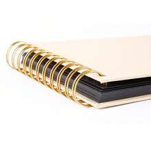 1本60页（30张）牛皮纸剪贴簿相册（米色，小号8.3*5.7英寸），适用于婚礼宾客签名册、周年纪念回忆录、DIY手工剪贴簿 - 圣诞礼物 - 卡其色 - 查看 6