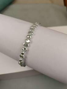 Set di gioielli composto da collana e braccialetto con perle finte irregolari, un regalo