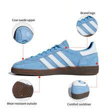 Adidas Originals Handball Spezial 低帮休闲运动鞋，2026 新款，BD7632 - 藍色 - 查看 1