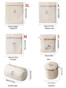 1 件大号可折叠洗衣篮、洗衣篮、带手柄的独立式洗衣袋、衣物整理和储存、现代字母图案衣物收纳箱、返校季、宿舍必备大学用品、卧室、浴室防水高大收纳盒