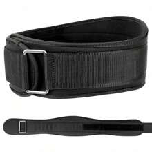 1pc EVA Gym Weightlifting Belt, Adjustable Waist Back Support, Hook-And-Loop Closure, Hand Wash Only, Uncharged, For Squat Dumbbell Barbell Deadlifts Training Fitness Exercise Waist Belt Suitable For Workout Home Sports And Walk Waist Trimmer And Exercise Waist Belt