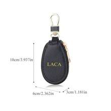 1个个性化定制姓名设计钥匙包，包含大小写字母，高端PU皮革材质，多种颜色可选，适合居家使用。多功能迷你大容量拉链设计，外观时尚，男女通用，轻薄防刮，防丢，独特的周年纪念礼物之选。