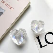 Soporte de agarre para teléfono con forma de corazón láser, soporte de escritorio expandible con airbag de moda compatible con iPhone, teléfonos Android, regalo para cumpleaños, familia, amigos, accesorio de teléfono con agarre de empuje y tracción - Multicolor - Ver 6