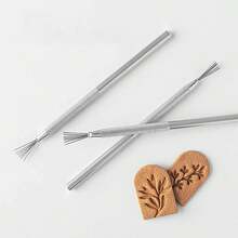 1件/5件/11件聚合物粘土工具套装、亚克力擀面杖、带粗环的粘土擀面杖、双头雕刻笔、耳环制作用品、珠宝制作配件、软陶工具 - 彩色 - 查看 5