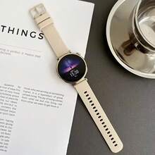 适用于大多数平头手表，18 毫米 20 毫米 22 毫米硅胶橡胶表带，适用于 Omega X Swatch 联合 Moonswatch、Galaxy Watch 和 Vivoactive 系列 - 防水运动表带，配有可调节可扩展表扣，持久舒适，适合男士和女士，Galaxy Watch 配件，智能手表配件，现代配件，安全部署表扣，运动设计，柔性材料，健身爱好者