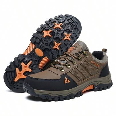 Men's New Low-Top Boots, Outdoor Hiking Comfortable Hunting Walking Shoes, Daily Work Sports Casual Shoes