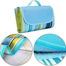 Pătură de plajă pentru picnic, saltea de picnic, 1 buc pătură de picnic pentru exterior, extra mare, rezistentă la nisip și impermeabilă, saltea de plajă portabilă pentru camping, drumeții, festivaluri