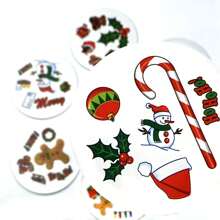 Compact Round Card Game Kit - Holiday Gathering Activity Cards - Circular Game Pieces With Durable Case Storage Valid For Halloween And Christmas