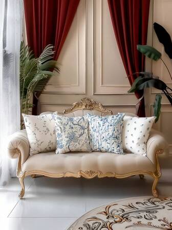 4 قطع، تقليد حرفي فائق اللين، تصميم أنيق وفريد، مادة ألياف بوليستر غير مسببة للحساسية، سحاب مخفي، بدون حشو، مناسبة لديكور المنزل، ديكور غرفة المعيشة، غطاء وسادة، كيس وسادة، وسادة، غطاء وسادة، وسادة زخرفية للأريكة، وسادة زخرفية للأريكة، ديكور المنزل، غطاء وسادة، وسادة ناعمة.