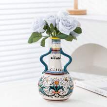 Dispenser per olio d'oliva da 700ml, in ceramica con rilievi sottovernice, contenitore per olio e aceto, accessorio da cucina per conservazione e dispensazione di condimenti e olio