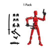 1/2/4 Packs Action Figure, Dummy 13 3D Printed ActionFigure Toy Gifts, Robot 13 Action Figure Full Body Mechanical Dummy Christmas Birthday Gift For Friends - Multicolor - View 9