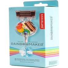 Kikkerland Solar Powered Rainbow Maker – Prism Suncatcher, Fun Home Window Decor – Unique Gift For Christmas &Amp; Birthdays – Single Crystal - Rainbow - View 8