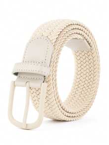 1pc Men's Solid Color Elastic Waist Belt, No Buckle, Breathable, Fashion, Casual, Suitable For Outdoor, Golf Pants, Multiple Sizes Available Casual, Business, Boyfriend Husband Father Dad Men Gift, Daily Wear, Fashion, Teen, Outdoor, Vacation, Athletic, Travel, Street, Boho, Vintage Fall, Autumn, Halloween Autumn-Winter Accessories,Suitable For Teens, Youth,Men,Casual, Outdoor, Athletic, Vacation, Graduation Gifts, Birthday, Daily Wear - 3596-a - View 13