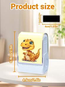 1 Timbro + 100 Adesivi Timbro Personalizzato con Nome, Timbro Nome per Abbigliamento Bambini Impermeabile, Timbro Animali cartoni animati Personalizzati, Timbro Firma Motivo cartoni animati, Timbri Personalizzabili per Bambini, Regali di Cancelleria Personalizzati per Studenti, Regali di Compleanno, Carino, Forniture per il Ritorno a Scuola, Uomini, Donne, Borsa Scolastica, Ragazzi, Ragazze, Insegnante, Figlio