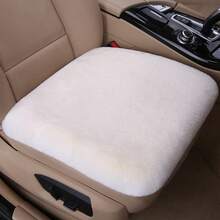 1pc Universal Car Seat Cushion, Plush Car Seat Pad, Comfortable Warm Backrest, Warm Car Seat Cover Pad, Suitable For All Seasons - Cushion - View 16