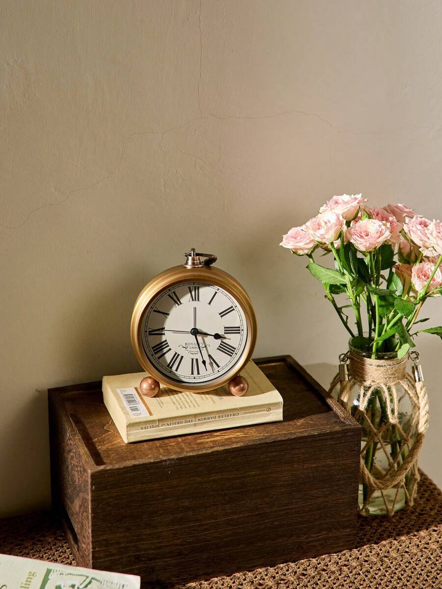 Cirelle 1 Đồng hồ báo thức nghệ thuật bằng sắt cổ điển Châu Âu Đồng hồ điện tử sáng tạo của Mỹ Đồng hồ im lặng đơn giản và cá nhân hóa tại nhà, Trang trí nhà cửa, Quà tặng trang trí phòng Sinh nhật Tốt nghiệp Đồng hồ kỹ thuật số Trang trí phòng ngủ Trang trí ký túc xá Trở lại trường Trang trí trường học Bất ngờ tại trường, Năm mới, Halloween, Trang trí Giáng sinh, Rama Comfort Home, Trang trí B&B, Quà tặng đặc biệt, Trang trí nhà mùa hè