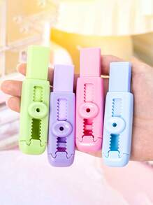 Retractable Push Erasers For Students, Clean, No Residual, Flexible.Suitable For Study, Painting, Office Work. Small And Exquisite, Easy To Carry Back To School, For Middle School Office College Adult Girl And Boy Back To School(Multiple Colors Available),Back To School,School Supplies,School Supplies