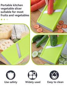 1 peça/2 peças Fatiador de Vegetais, Fatiador de Vegetais, Fatiador de Batata, Fatiador de Frutas e Vegetais, Fatiador de Cenoura, Fatiador de Batata, Fatiador de Pepino, Fatiador de Alimentos com Orifício para Pendurar, Utensílio de Cozinha Manual, Pequeno Utensílio de Cozinha, Usado para Alimentos, Vegetais, Batatas Fritas e Batatas em Cubos