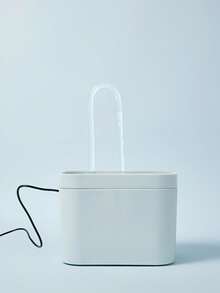 PETSIN 1 Peça Fonte de água para gatos com capacidade de 1,5L, simulação de torneira, filtro automático de impurezas, alimentado por USB e adequado para gatos, cães pequenos, pássaros e outros animais de estimação.